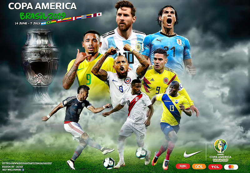 CONMEBOL Copa América Brasil 2019, soccer, lionel messi, brazil