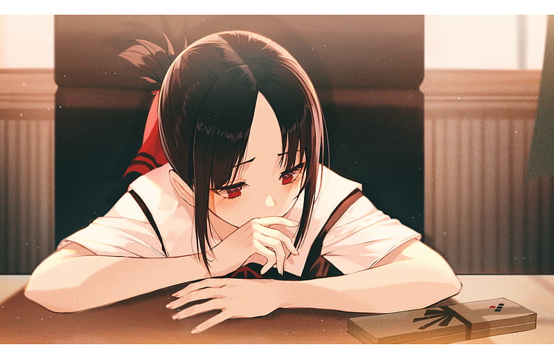 Anime, Kaguya-sama: Love is War, Girl, Kaguya Shinomiya, Kaguya-sama wa Kokurasetai, Sad, HD wallpaper