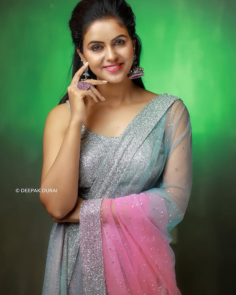 Chaitra Reddy, tamil, kannada actress, HD phone wallpaper