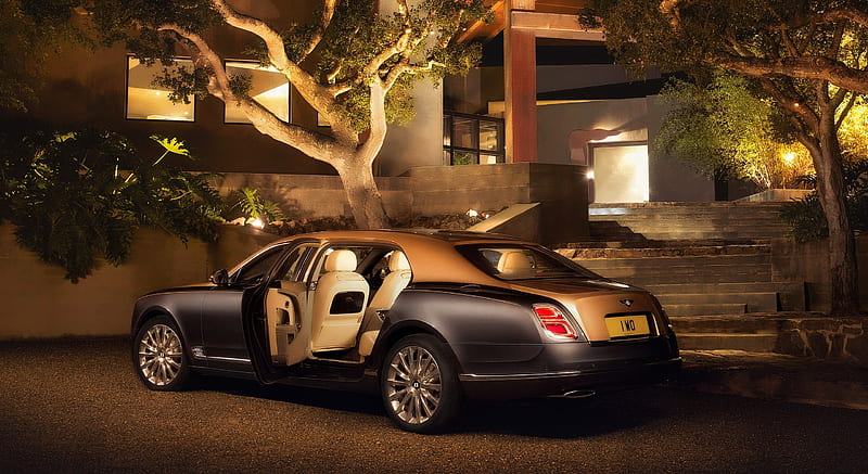 2017 Bentley Mulsanne Extended Wheelbase - Rear , car, HD wallpaper