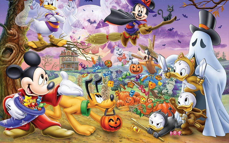 Disney Halloween HD Wallpapers Free Download  PixelsTalkNet
