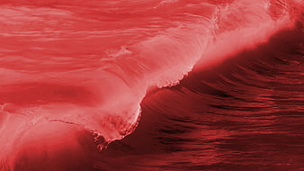 Red And Pink Waves Red Aesthetic Hd Wallpaper Peakpx