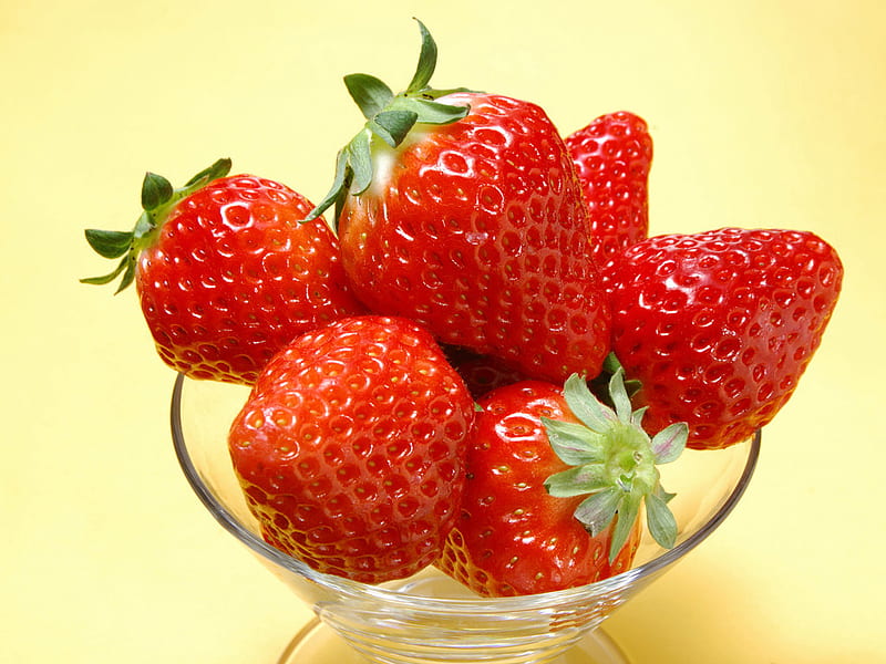 Ready for eat, fruit, vegetable, strawberry, food, HD wallpaper