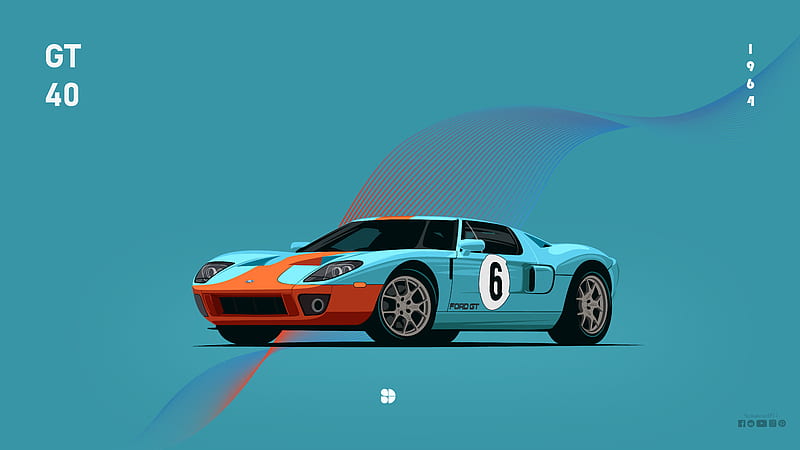 Ford, Ford GT40, HD wallpaper