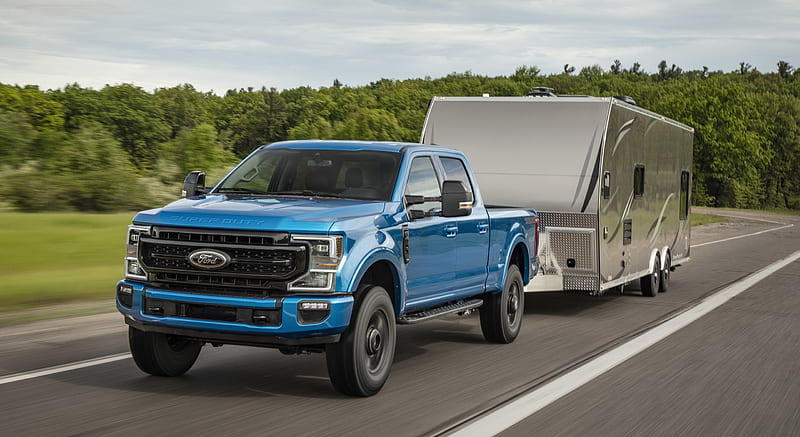 2020 Ford F-Series Super Duty with Tremor Off-Road Package - Front Three-Quarter , car, HD wallpaper