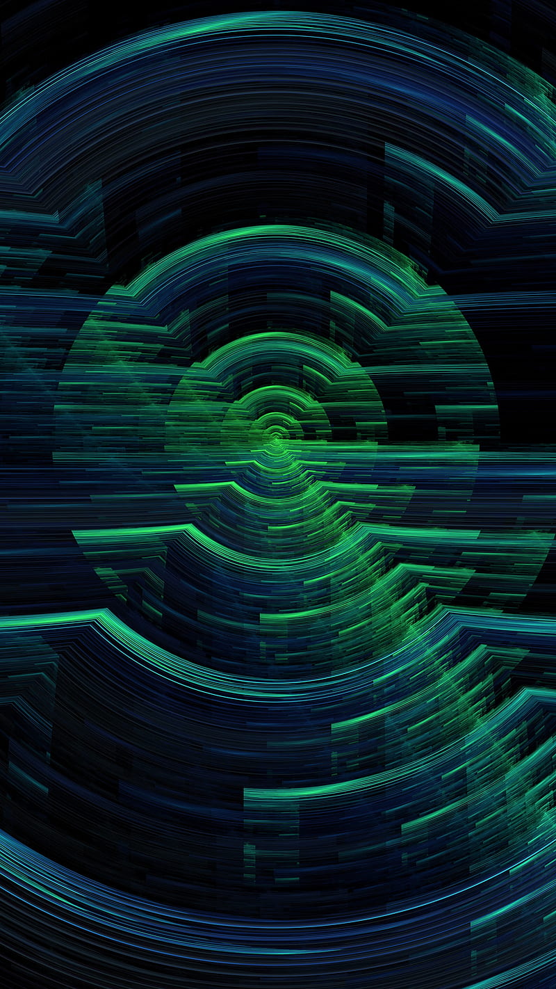 Glitch abstract, hologram, circles, interference, HD phone wallpaper |  Peakpx