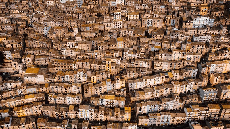 Building View Gangi Sicily Italy Bing, HD wallpaper Building View Gangi Sicily Italy Bing, HD wallpaper