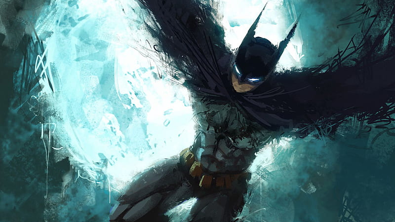 Batman The Dark Knight Artwork, batman, superheroes, artwork, artist, superheroes, digital-art, HD wallpaper