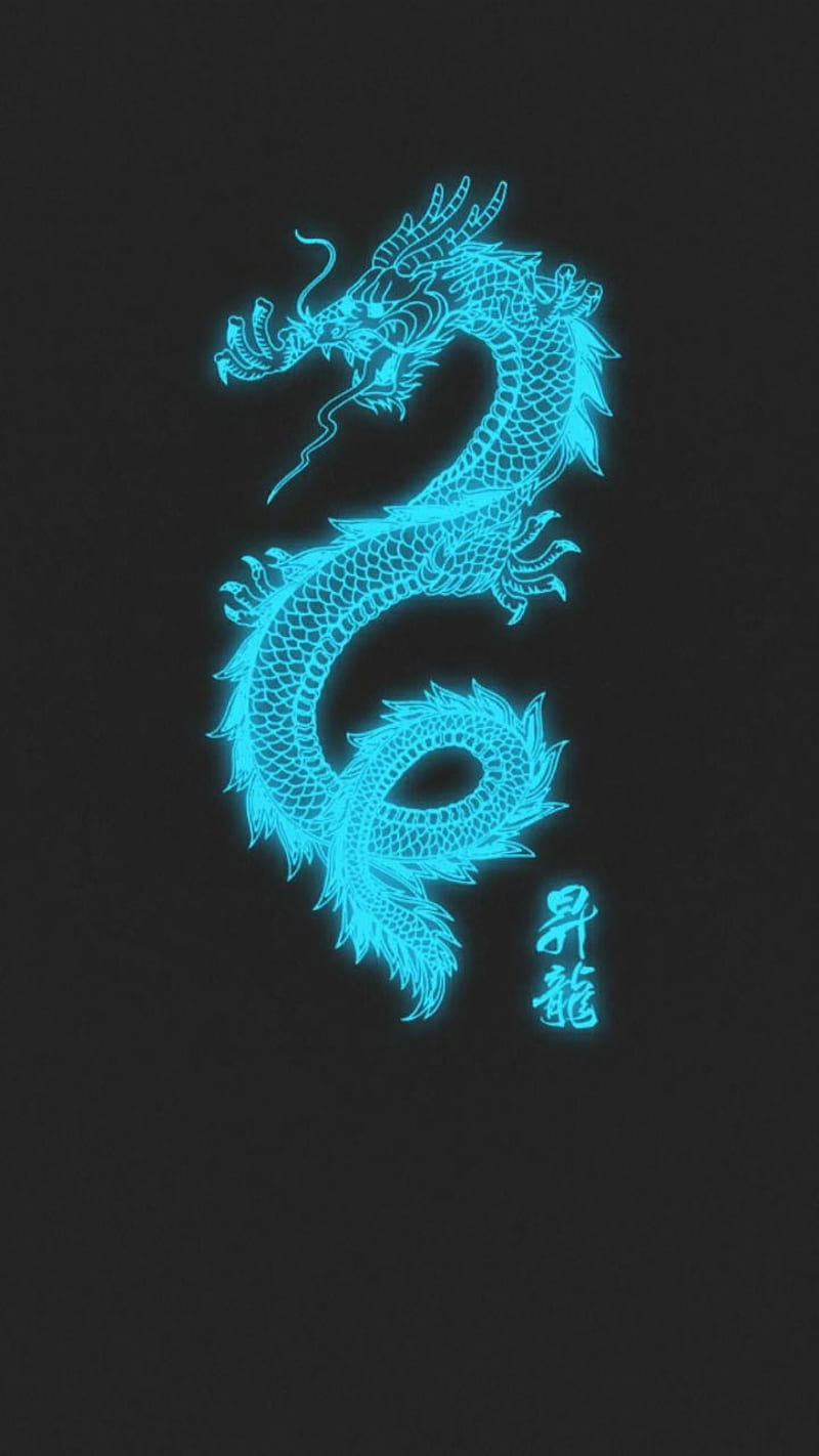 Dragon, Azul, Dragao, Hd Phone Wallpaper 