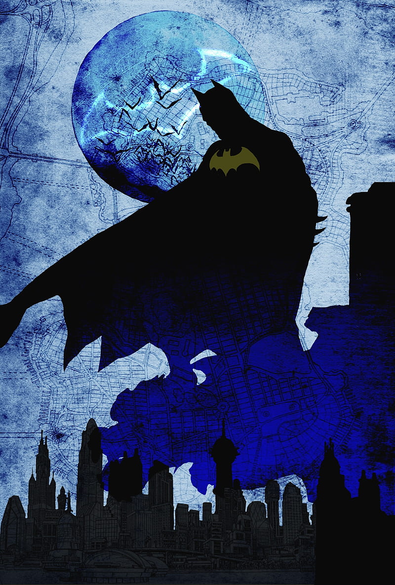 Batman New Art, HD phone wallpaper