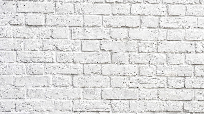Brick Wall White Background White Background, HD wallpaper