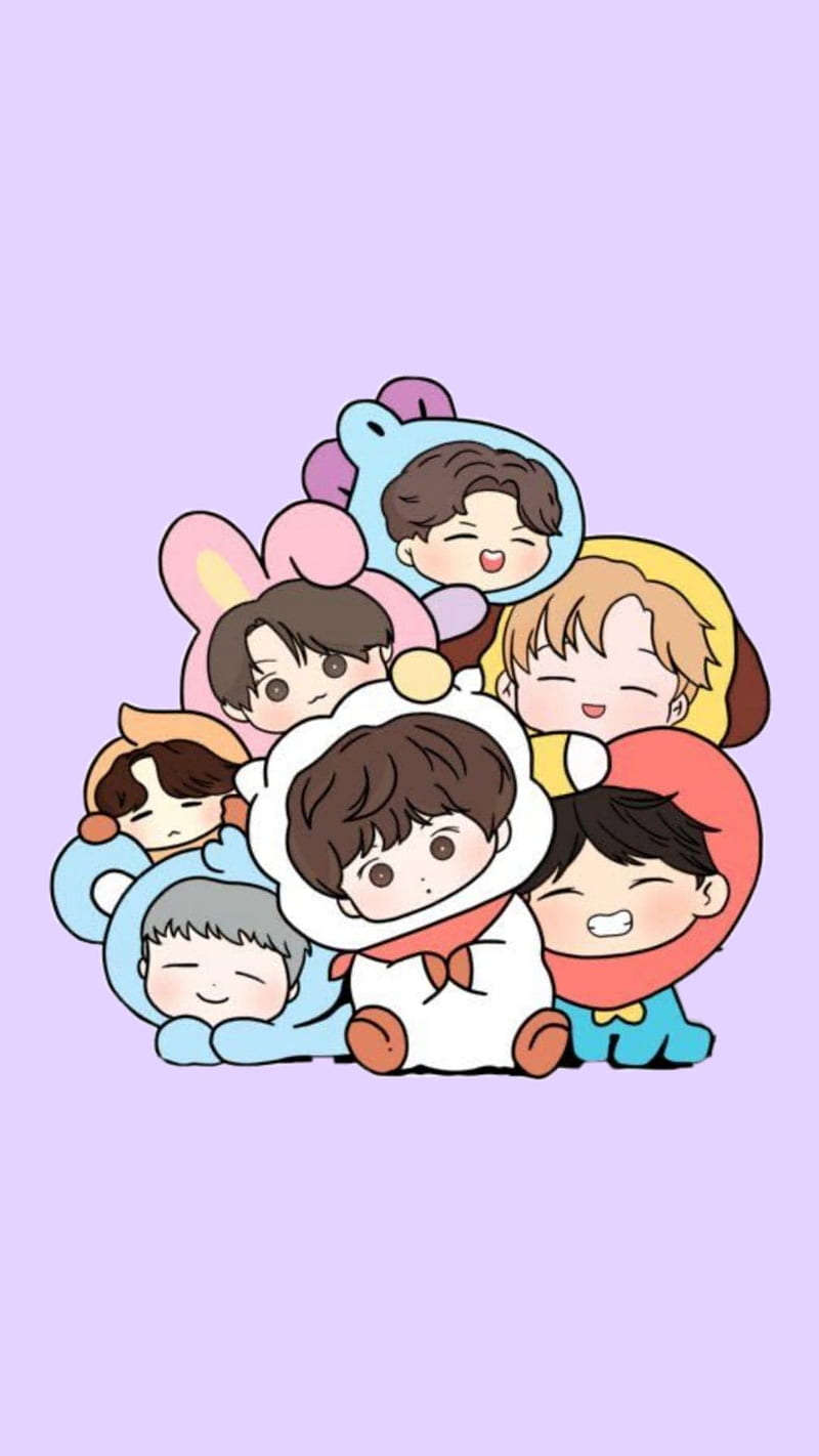 Cute BTS Cartoon - Top Cute, Jungkook Cartoon, HD phone wallpaper | Peakpx