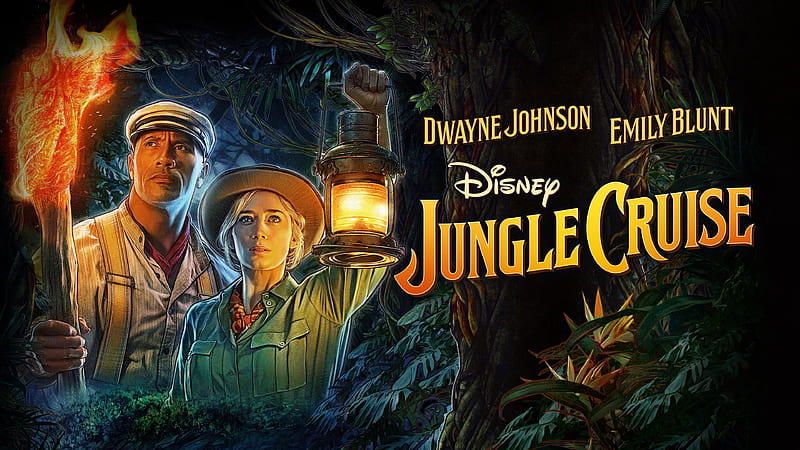 Movie, Jungle Cruise, Dwayne Johnson , Emily Blunt, HD wallpaper