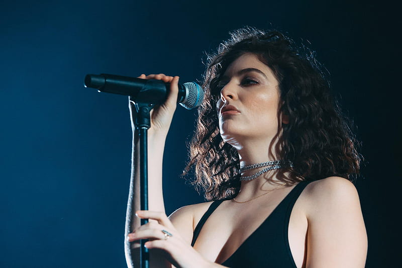 Lorde Live Singing, lorde, music, celebrities, girls, HD wallpaper