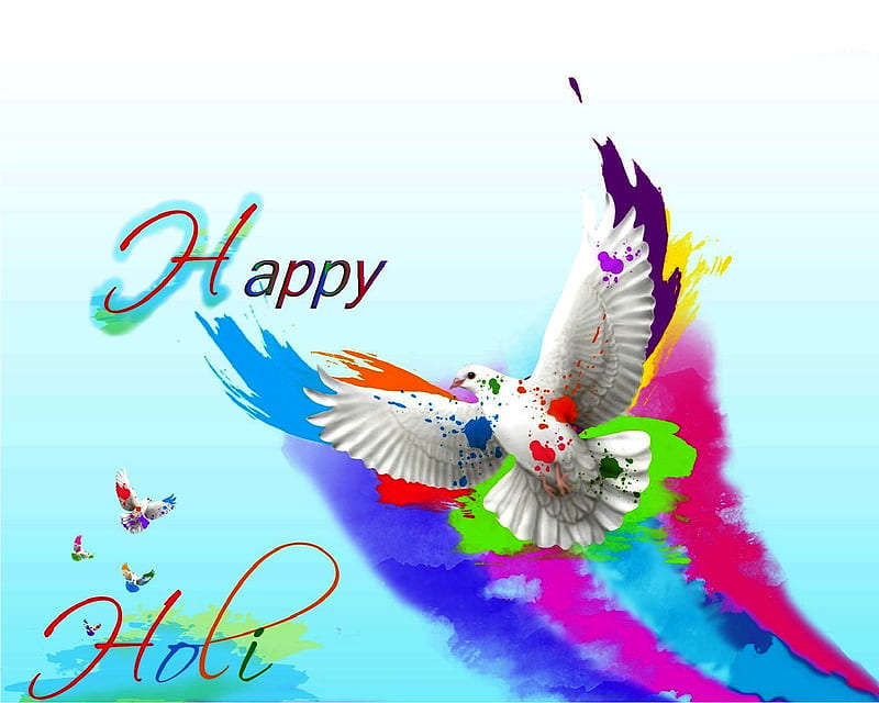 Happy Holi-v740, holi, indian festival, HD wallpaper