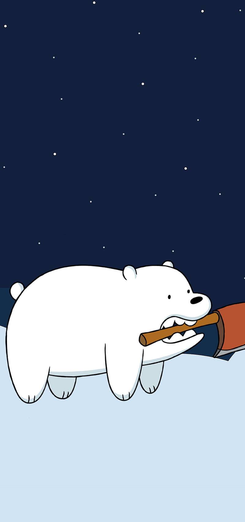 Ice Bear Axe, animated, cute, ice bear, we bare bears, HD phone wallpaper |  Peakpx
