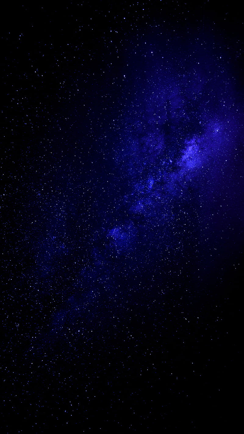 Midnight Galaxy, led, light, night, purple, sky, space, star, stars, universe, HD phone wallpaper