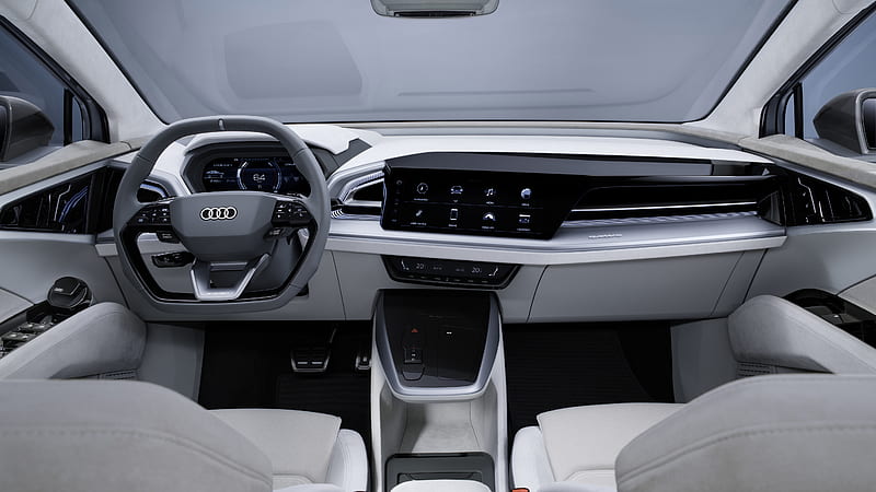 Audi Q4 Sportback e-tron Concept 2020 Interior, HD wallpaper
