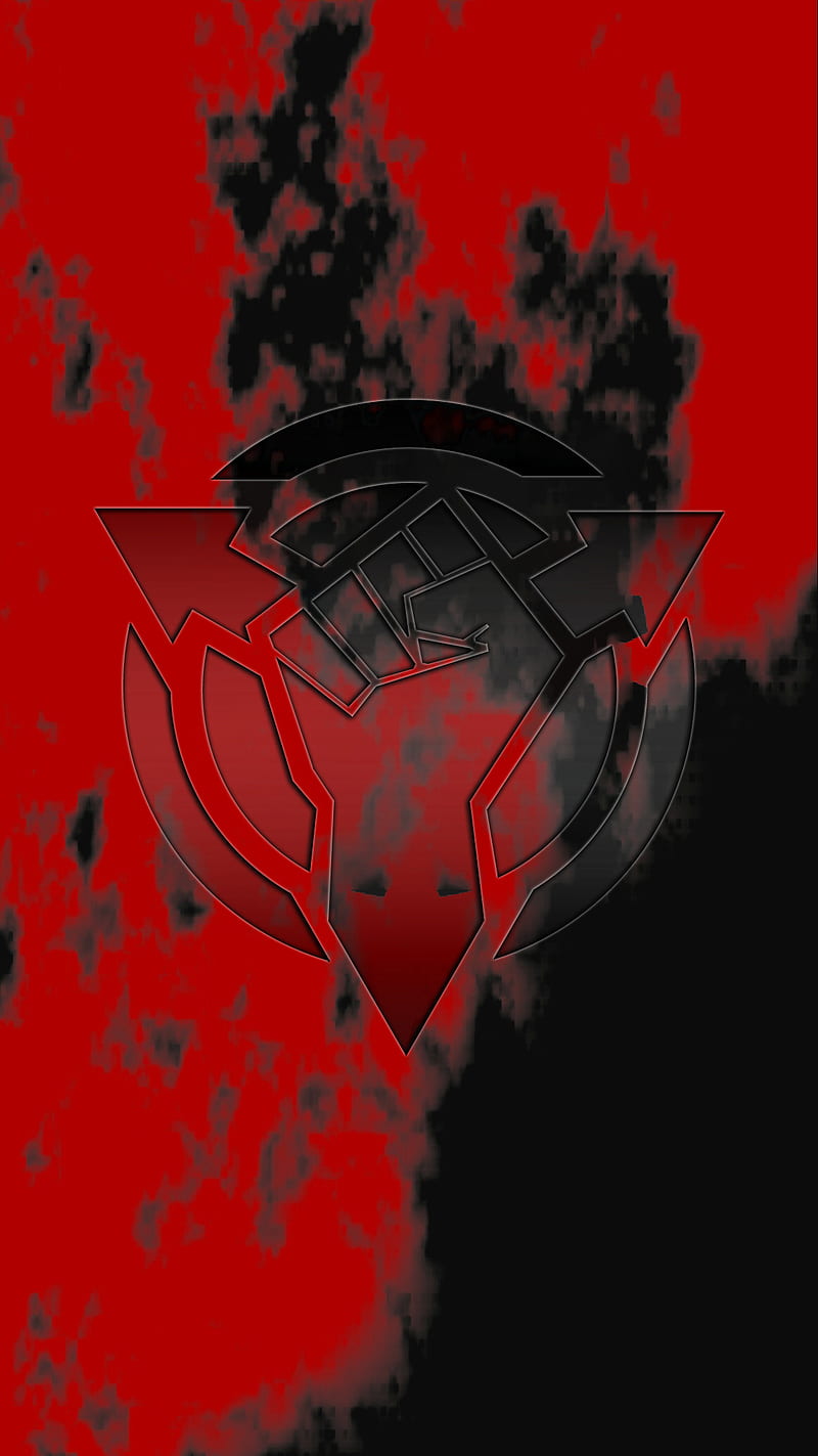 Power Fist, black, cool, logo, new, red, symbol, HD phone wallpaper
