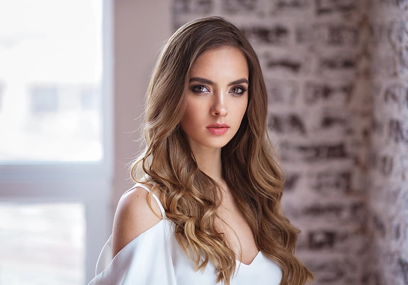 Viktoria Lukina, model, girls, HD wallpaper