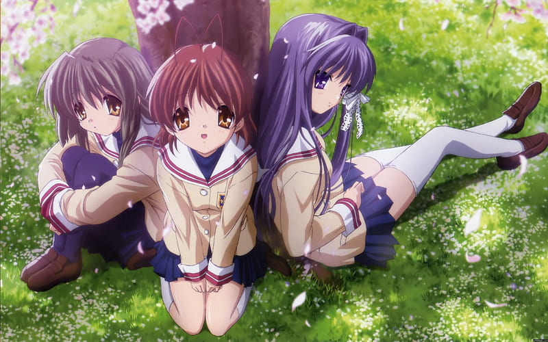 Download Clannad Anime All Characters Hd Wallpaper