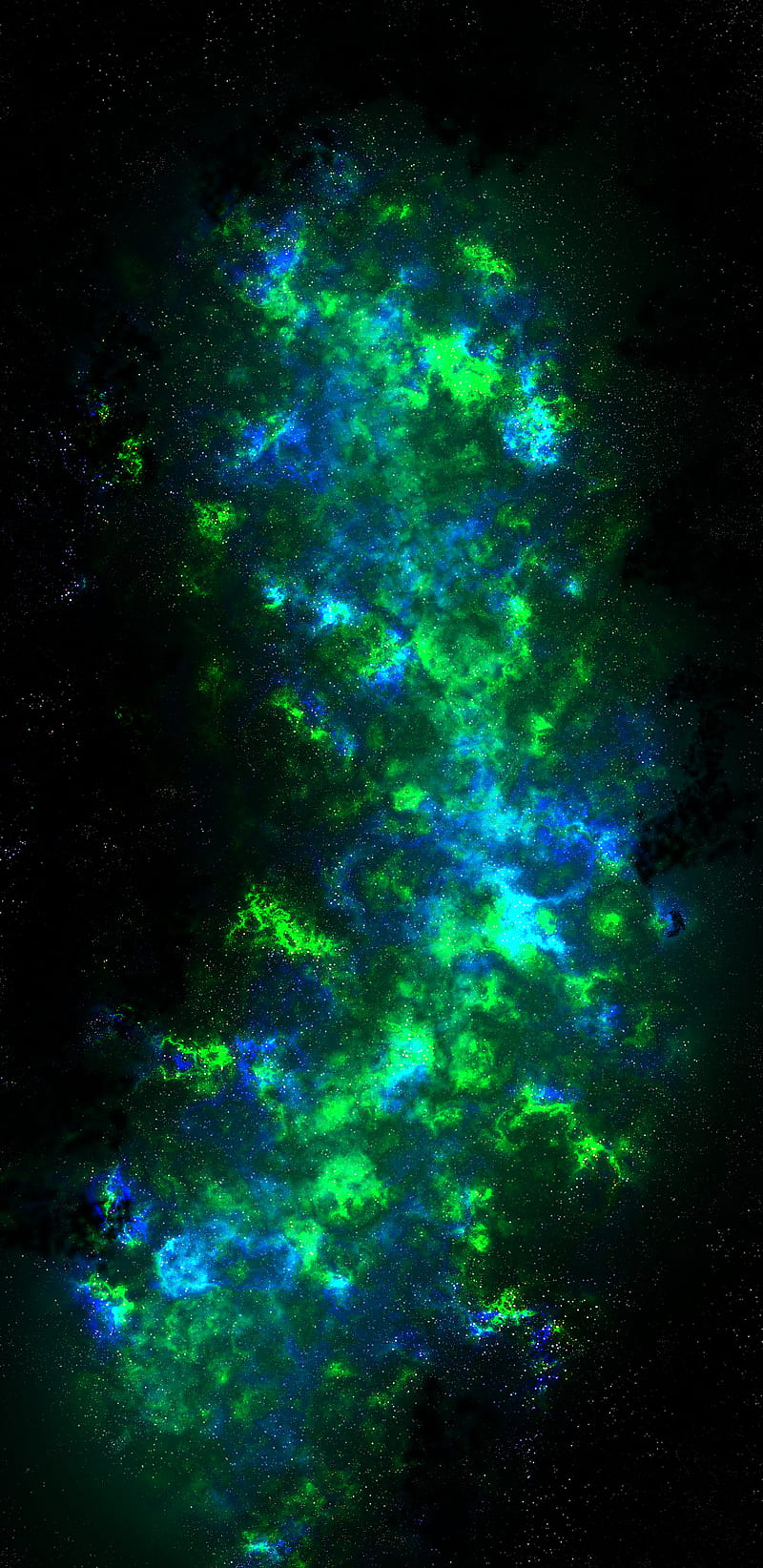 Galaxy Green S8, argon graphics, argongraphics, earth, galaxy, magic, rainbow, s8, space, star, HD phone wallpaper