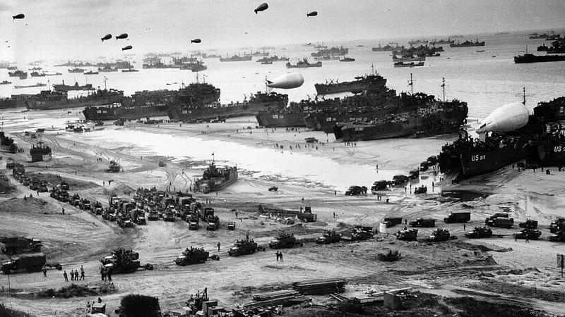 D-Day Landings - Normandy (June 1944), History, D Day, Normandy Beaches, World War Two, HD wallpaper