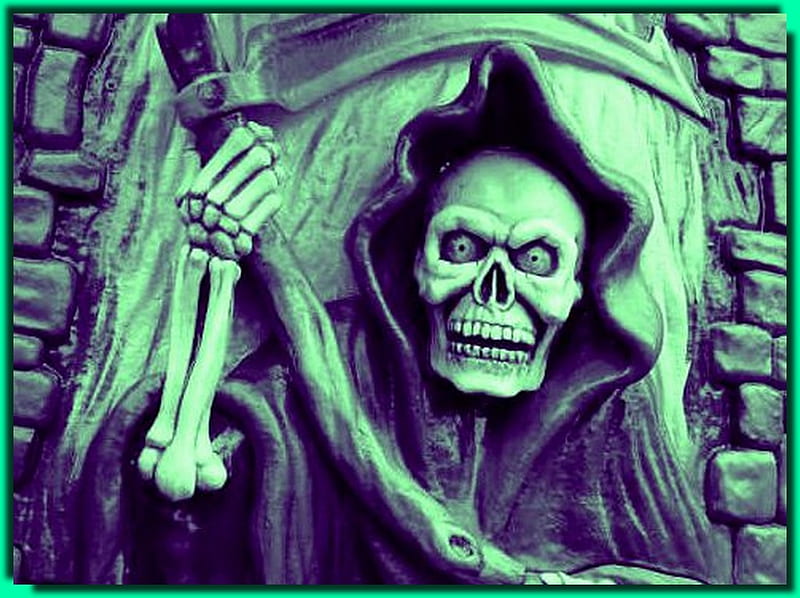 grim reaper, death, reaper, skelet, grim, skull, HD wallpaper