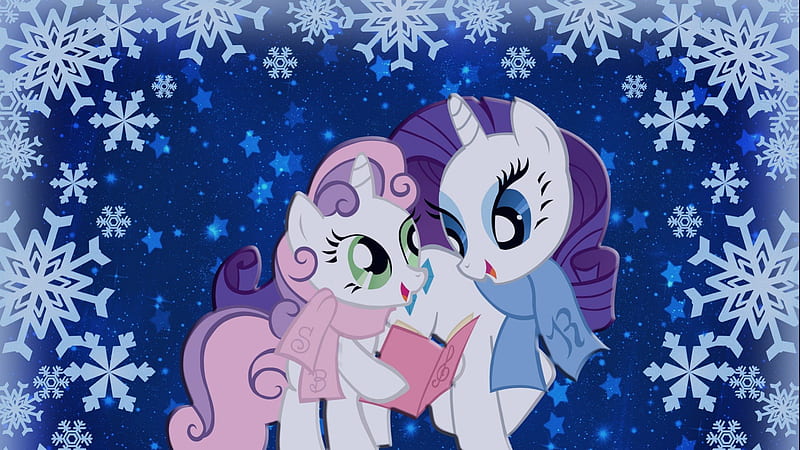 Rarity and Sweetie Belle, Sweetie Belle, My Little Pony, Friendship is Magic, Rarity, HD wallpaper