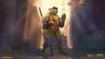 Teenage mutant ninja turtles donatello hi-res stock photography