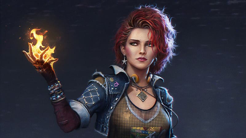 Magic, Video Game, Red Hair, The Witcher, Triss Merigold, The Witcher 3: Wild Hunt, HD wallpaper