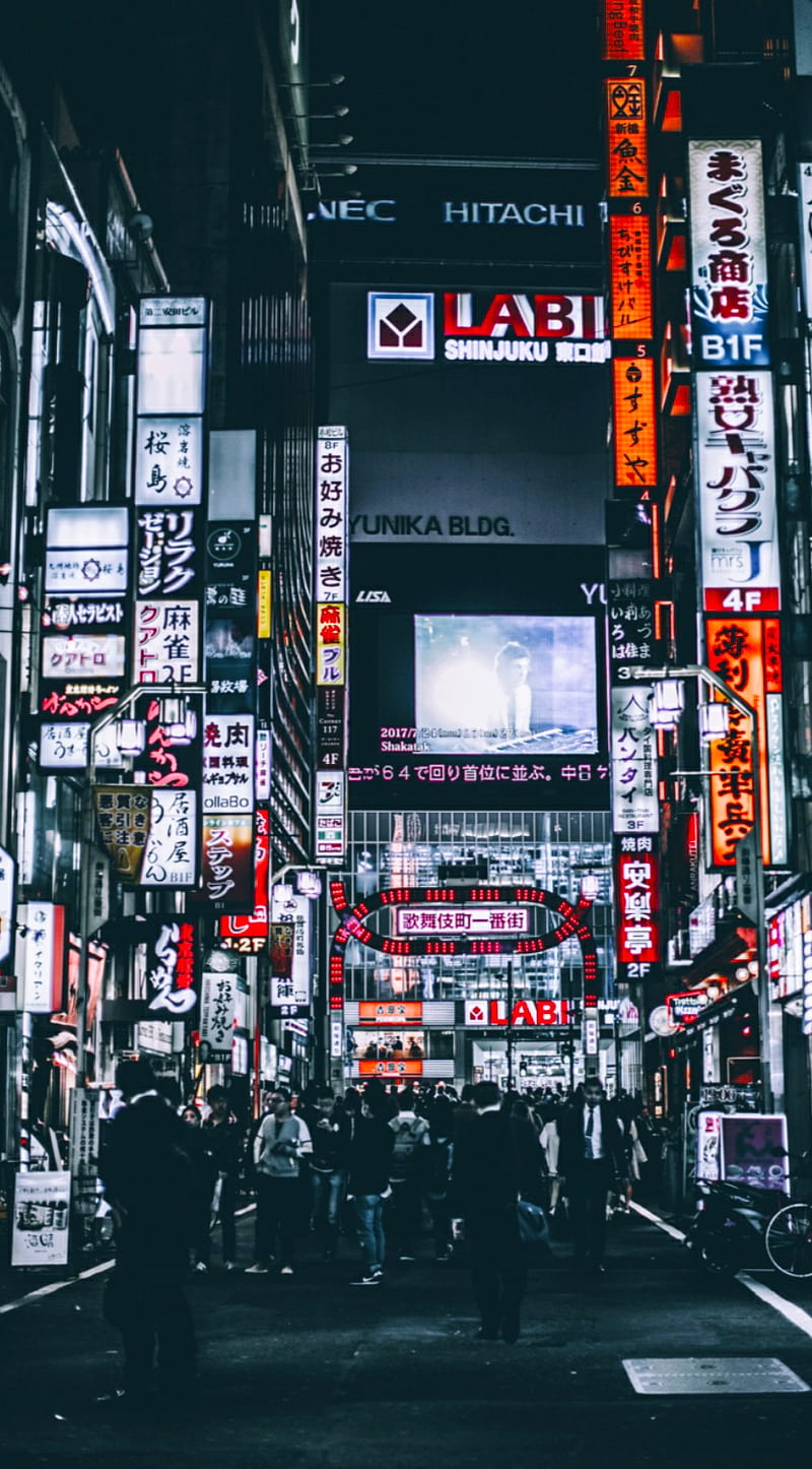 Tokyo, night, HD phone wallpaper | Peakpx