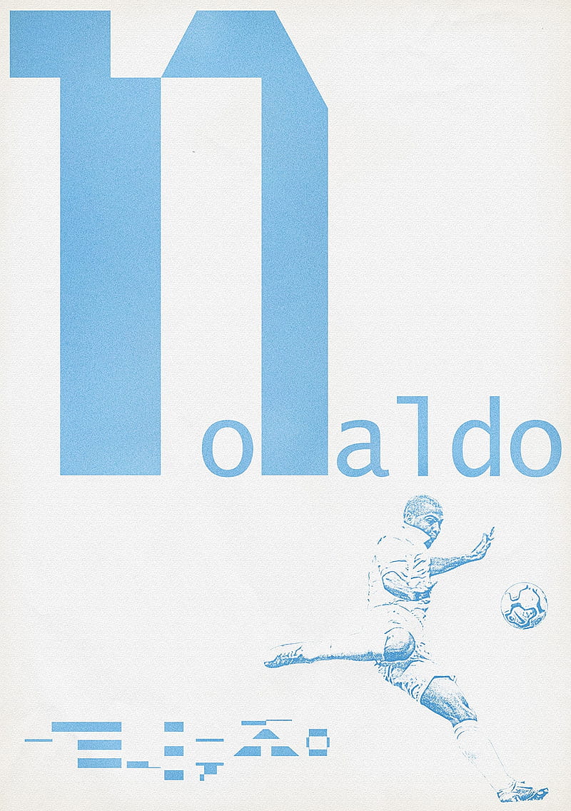 Ronaldo Nazario, soccer, art, brazilian, legend, football, HD phone wallpaper