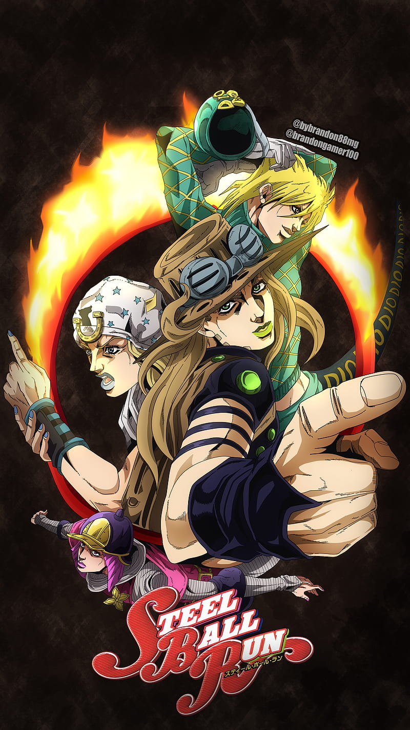 GyroSteelBallRun, anime, bybrandon88art, gyro, johnny, jojo, steelballrun,  HD phone wallpaper | Peakpx