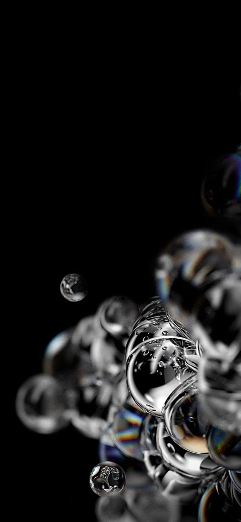 S Bubble Black New Samsung Hd Phone Wallpaper Peakpx