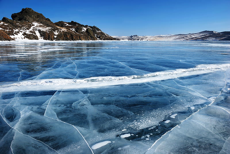 Baikal, Russia, Scenery, Lake, Winter, Ice - Rare Gallery, HD wallpaper