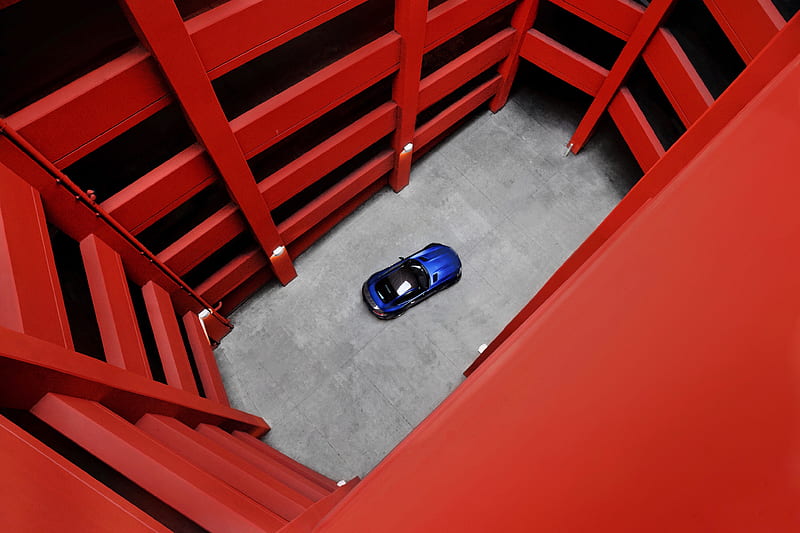 Blue Car Toy on Floor, HD wallpaper