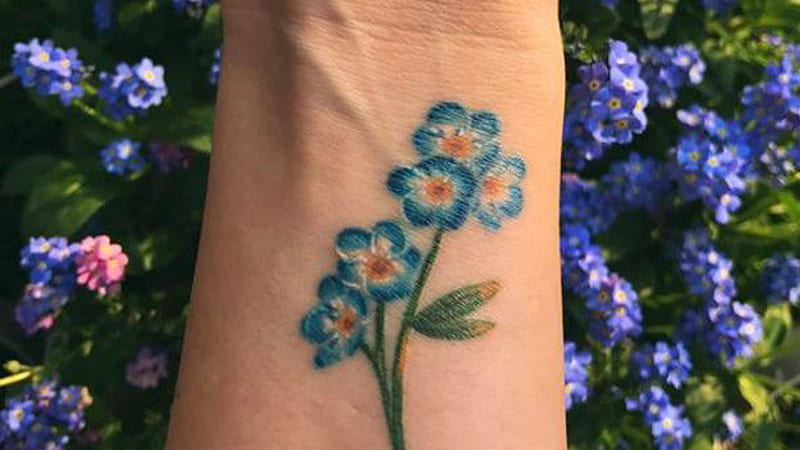 Tatuajes de flores azules para mujeres en tatuajes de de flores azules para  mujeres, Fondo de pantalla HD | Peakpx