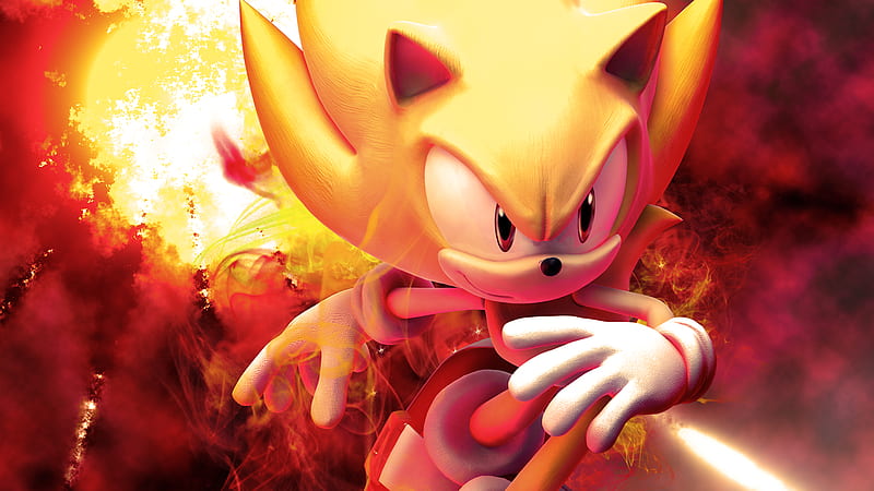 Sonic, Sonic Unleashed, Sonic the Hedgehog , Super Sonic, HD wallpaper