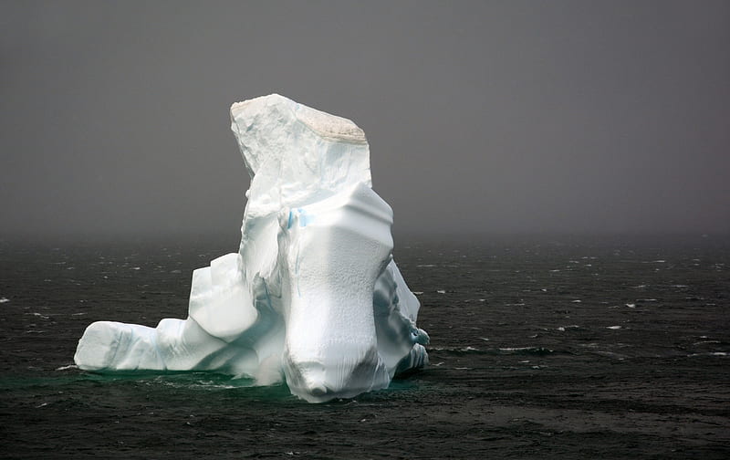 IceBerg, antartic, artic, ocean, HD wallpaper