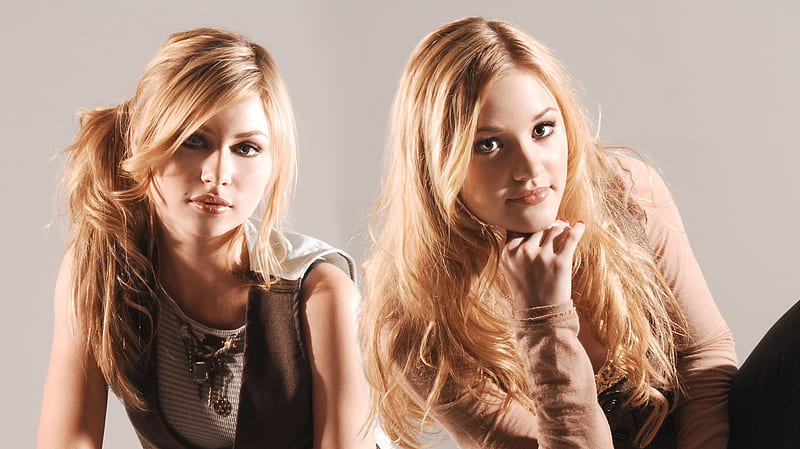 Alyson Michalka & Sister, very sexy, pretty, popular, model, HD wallpaper