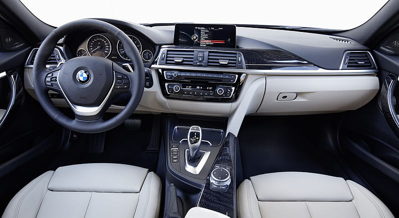 2016 BMW 3-Series LCI 340i Sport Line (Leather: Dakota Oyster) - Interior , car, HD wallpaper