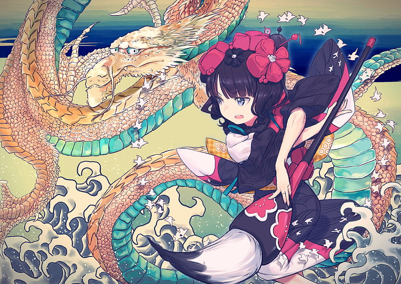 Fate Series, Fate/Grand Order, Foreigner (Fate/Grand Order) , Katsushika Hokusai (Fate/Grand Order), HD wallpaper
