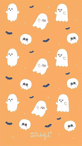 Cute ghost tabletipad wallpaper by StorytimeFoxy on DeviantArt