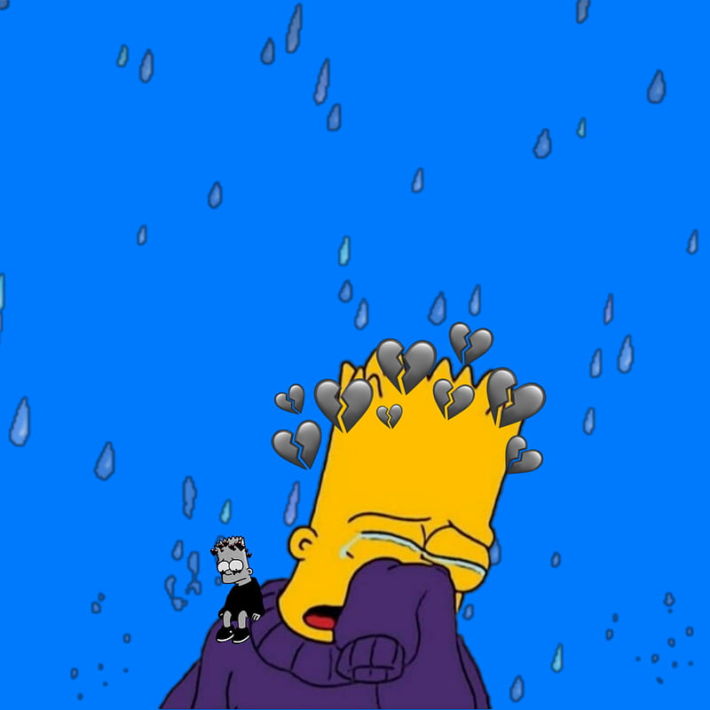 sad, series and bart simpson - image #7231310 on