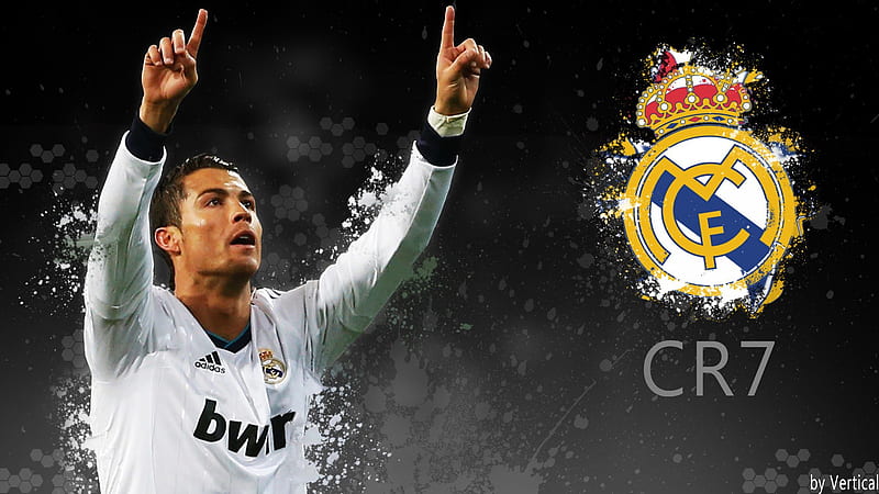 Ronaldo Is Showing Hands In The Air Wearing White Dress Ronaldo, HD wallpaper