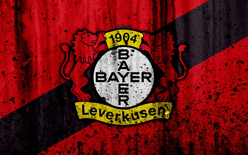 Fc Bayer 04 Leverkusen Logo Bundesliga Stone Texture Germany Bayer 04 Leverkusen Hd Wallpaper Peakpx