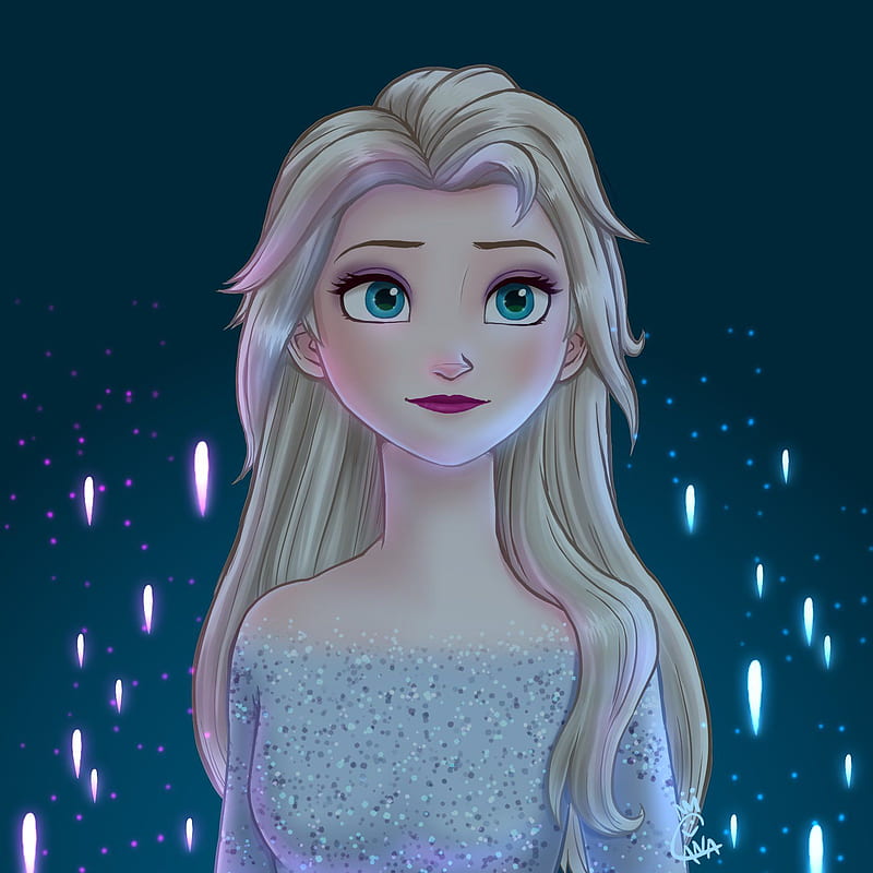 Frozen 2 Fan Art: Elsa. Frozen art, Disney princess , Disney princess frozen, Elsa Anime, HD phone wallpaper