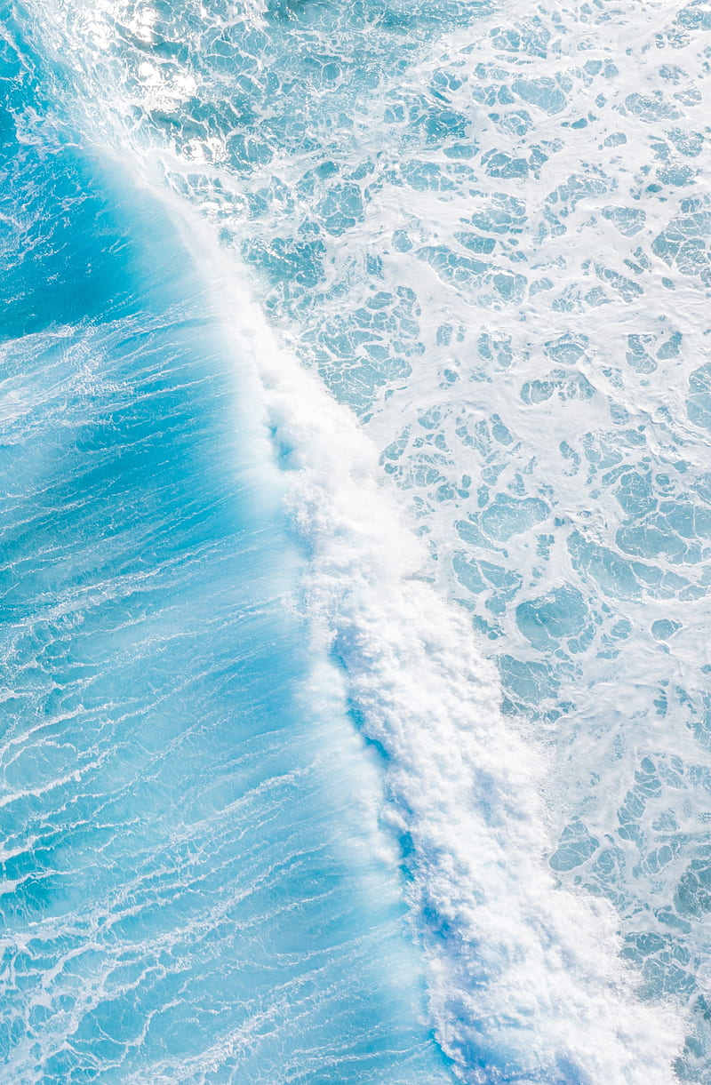 Bright White , Aesthetic, abstract wave foam maldives white waves wave nature landscape drone aerial sea ocean lagoon beach blue ultra high quality trending popular , bright, earth day, iphone, pattern, samsung, white, HD phone wallpaper
