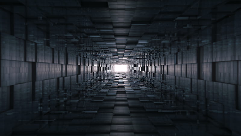3d Tunnel Abstract , 3d, abstract, HD wallpaper